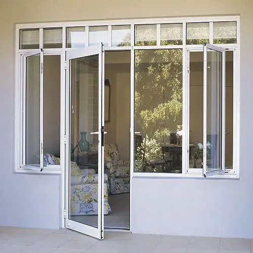 Casement Door with Fixed Window